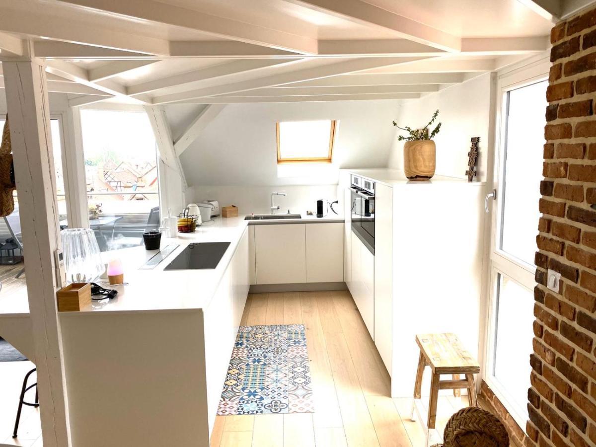 La Cle Des Toits Appartement Colmar Buitenkant foto